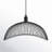 Oxendine 19.75" W 1-Light Woven Metal Pendant