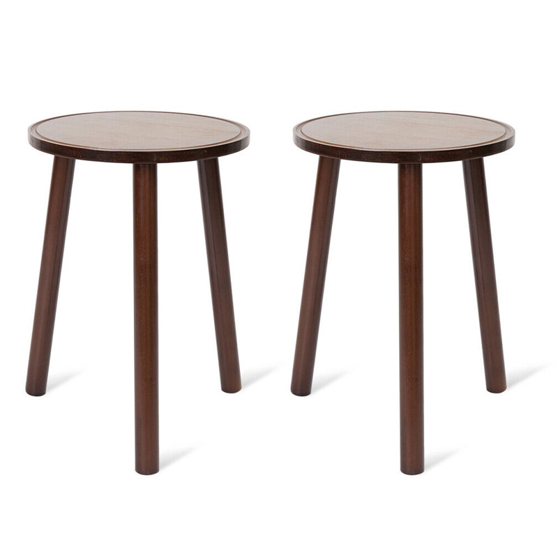 Henrie Solid Wood Side Table Set