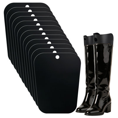  16pair (32sheets) 16in Boot Shaper Form Inserts Boots Support For Boot Black