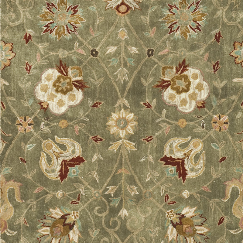 Angus Total Performance Hand Hooked Performance Oriental Rug, Rectangle 6' x 9'