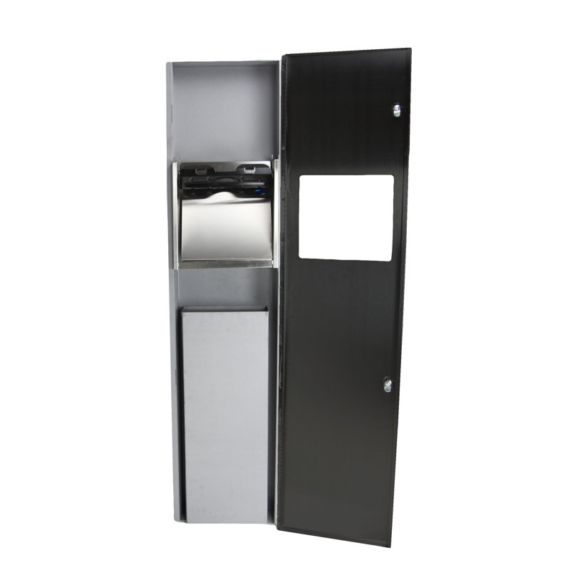 Distributeur de papier essuie-tout à grande surface, H 57,4 po x l 13,75 po x P 4,5 po