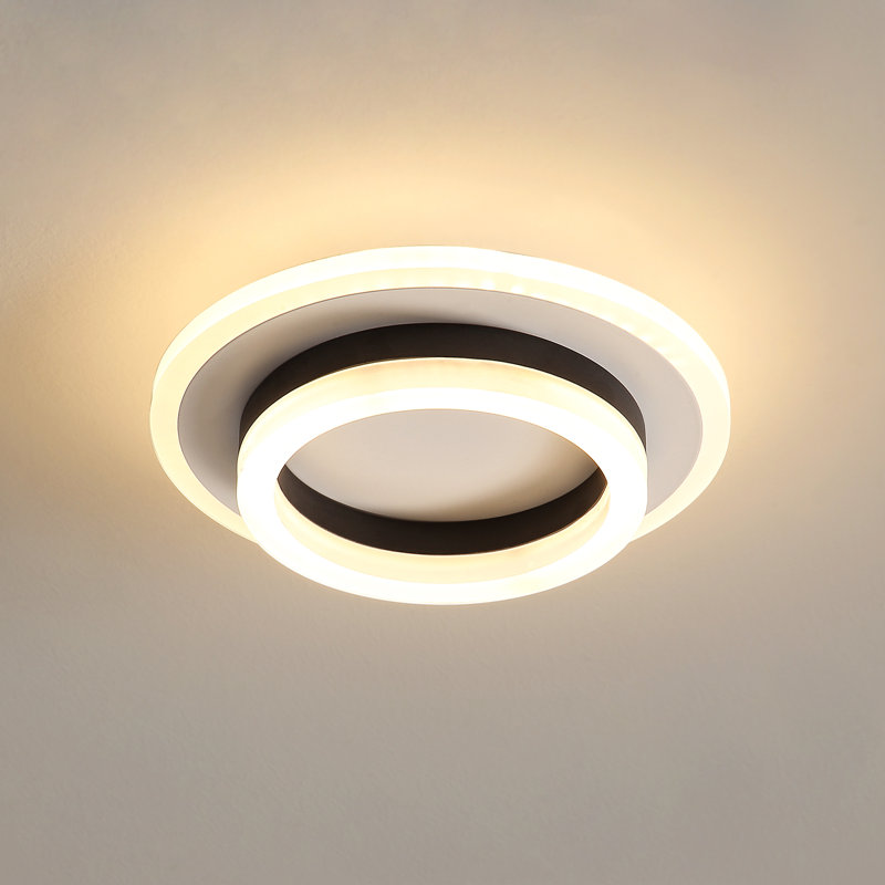 Thissell 1-Light 20cm Flush Mount Ceiling Light, 3000K