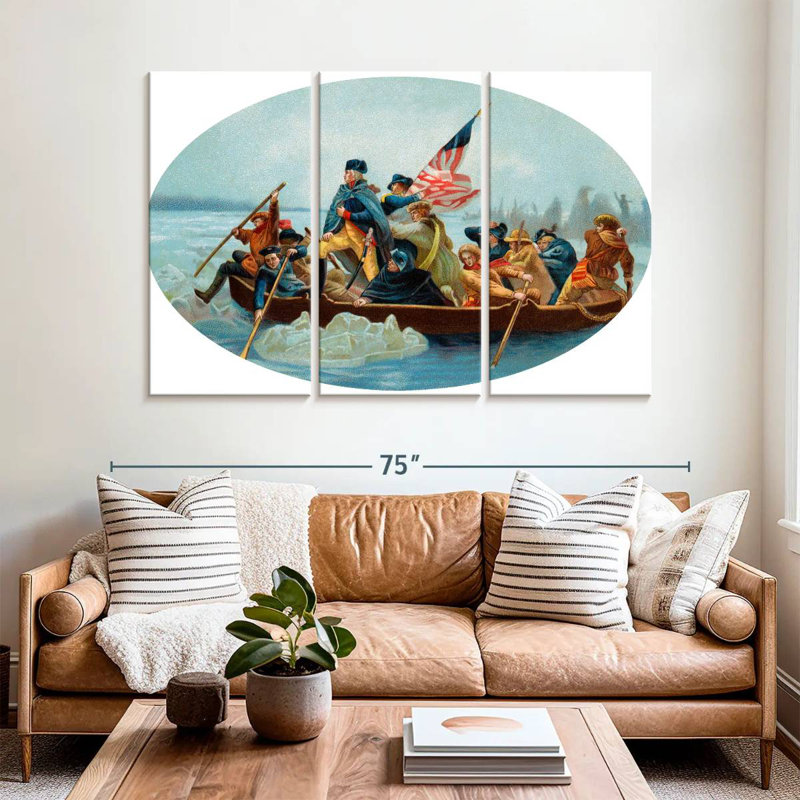 Lelar Washington Delaware, 42" H x 65" W