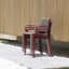 Chaise de patio empilable Aquil-593786441