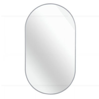 20 Inch Metal Oval Mirror