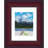 Dunois Cherry Wood Picture Frame with Mat-94123098