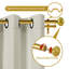 Tringle à rideaux double de 1 pouce de diamètre avec embouts sphériques, tringle à draperie télescopique ajustable robuste pour différentes pièces-2113516504-2113516505