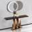 Twisted Geometric Hall Accent Console Table