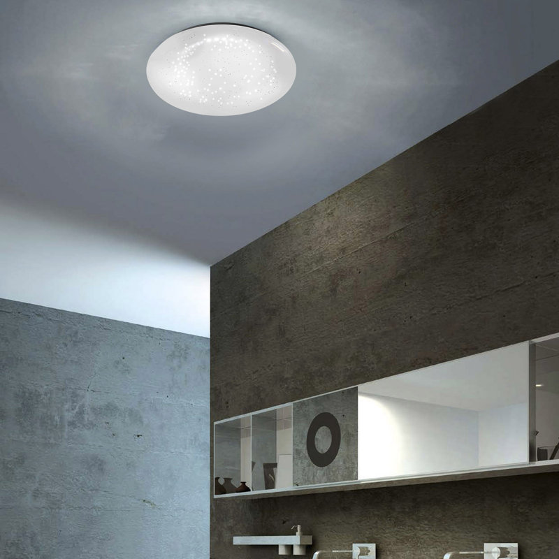 Eskridge LED Flush Mount, 9cm H x 25cm W x 25cm D
