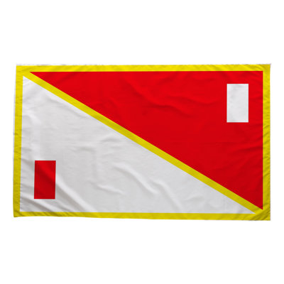 Drapeau de la ville de Zaria - drapeau extérieur