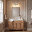 Éclairage pour meuble-lavabo à intensité variable à 2 lumières en chrome Schoenfeld-1028955973