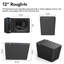 Toilette intelligente BCANHome Black Square avec lavage de bidet avancé, couvercle à ouverture automatique, chasse automatique à 1,28 GPF, siège chauffant à jet double siphon, lavage à chaud et sécheuse, fermeture en douceur, télécommande, stérilisation UV