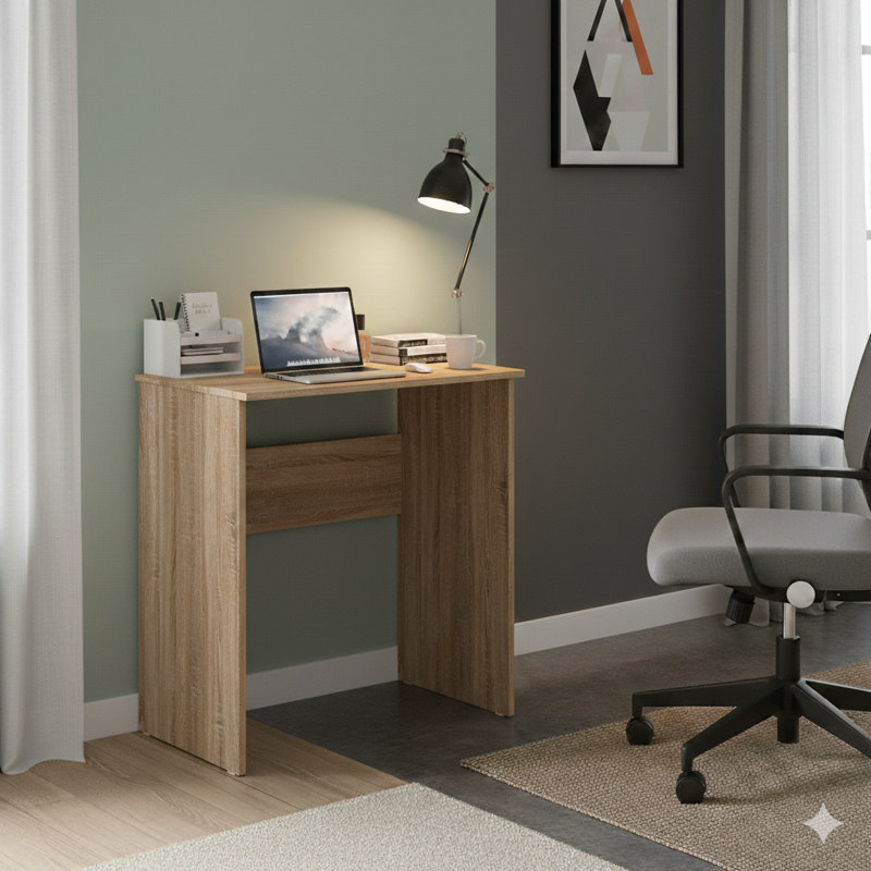 Computer desk Classic Line Luna 68 cm, Brown