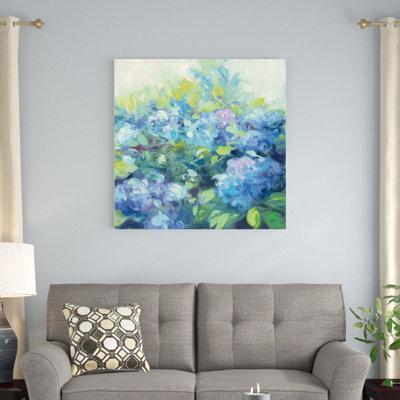 " Bright Hydrangea II " by Julia Purinton Painting Print