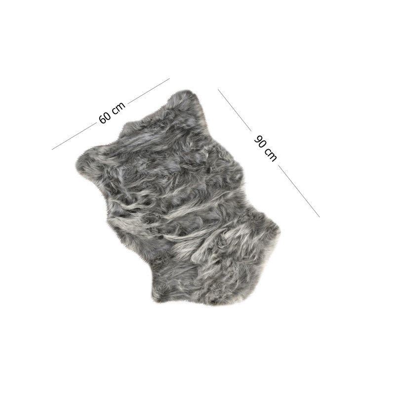 Braylon Bath Rug, Gray, 0.5" H x 23.62" W x 35.43" L