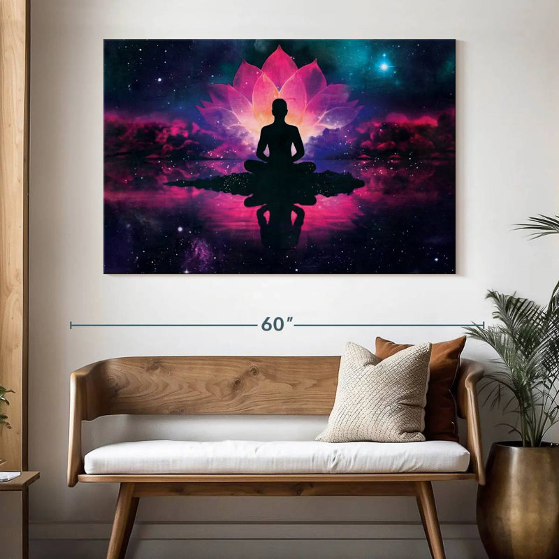 Méditation interstellaire Kerrick, H 34 po x l 51 po