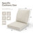 Outdoor 5''Deep Seat Chair Cushion Set-1748589310