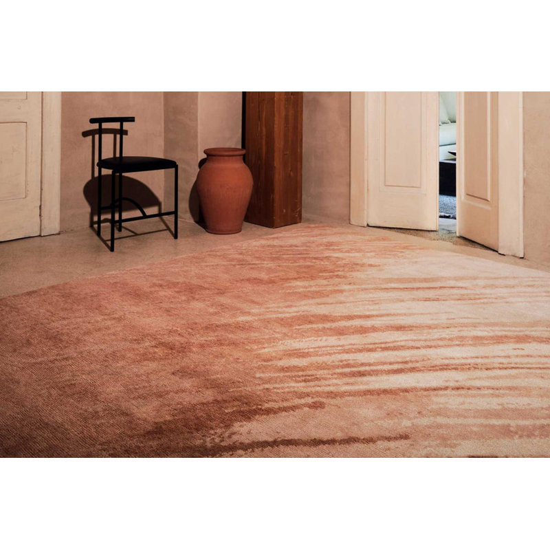 David Rockwell Splash Salmon Area Rug, Rectangle 8' x 10'