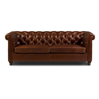 Lyon Full-Grain Genuine Italian Leather Sofa