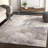 Hobert Abstract Ivory/Gray Area Rug-1000641945