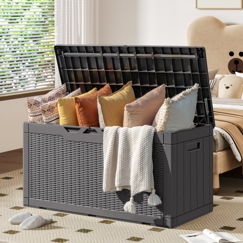 Coffre de rangement, Gris