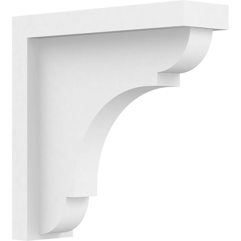 Support standard en PVC de qualité architecturale Bryant, H 7 po x l 2 po x p 7 po