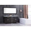 Ensemble de meuble-lavabo double 72 "avec miroir