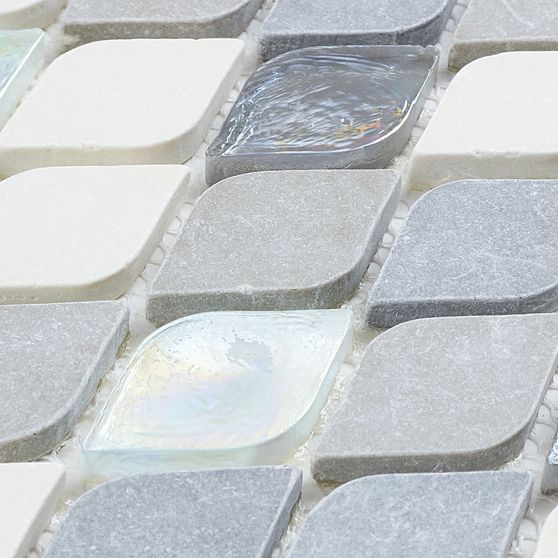 Carrelage mosaïque de calcaire Benson