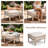 Harmonti Patio 5 Person Aluminum Conversation Set With Ottomans And Cushions-324994648