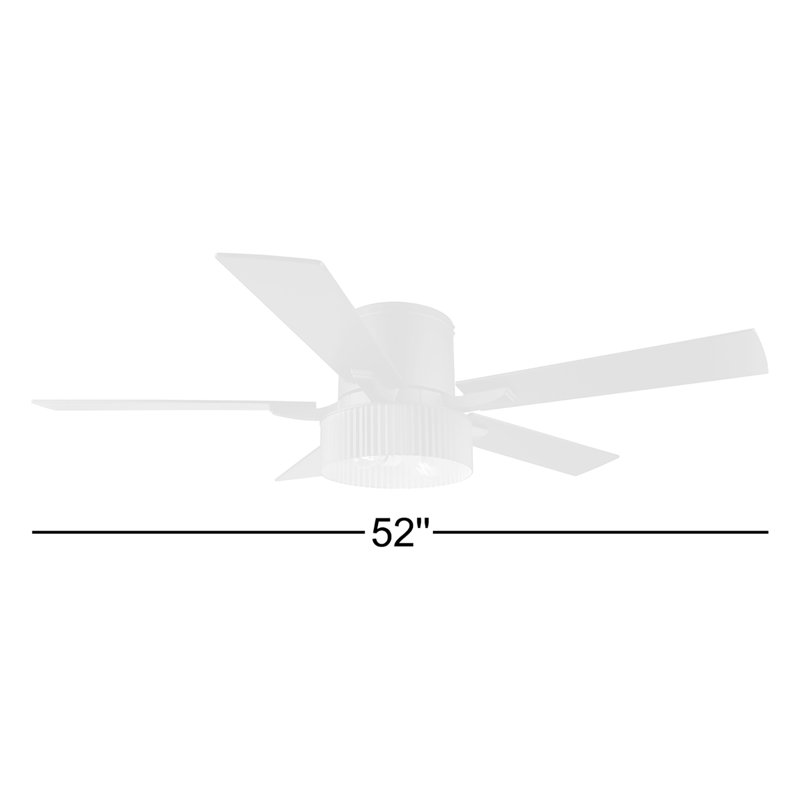 Gudinas 52'' Ceiling Fan with Light Kit