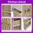 82.6" Extendable Kitchen Island Table With Power Outlet Double-Side Storage Faux Marble Top And Fluted Panel For 4-6 Seating