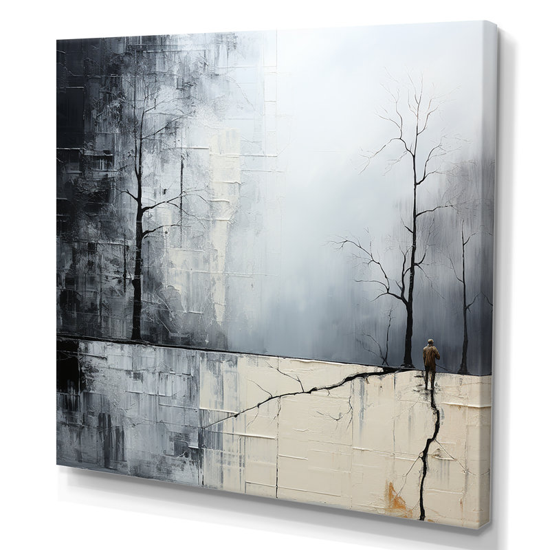 Simplicity Winter Dream Abstract, H 30 po x l 30 po x P 1 po, Toile tendue