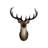 14.57" Resin Deer Bust Animals Bust