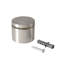 Stainless Steel Standoff 1 Inch Diameter X 6 Inch Barrel Length Brushed Finish For PVC, Glass And Acrylic Sign Stand Off Wall Anchors And Screws 2 Piece Small Sign Pack_2MAMBD-56000410