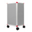 Armoire de rangement pour téléphone portable à 48 emplacements avec roulettes
