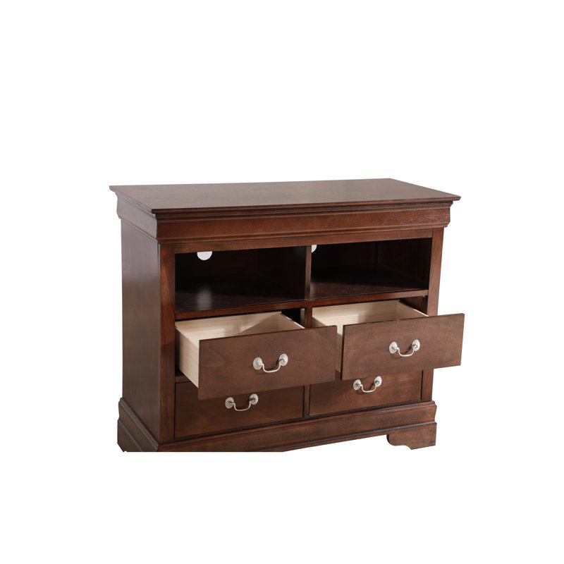 Commode média Louis Phillipe, cappuccino, Cappuccino