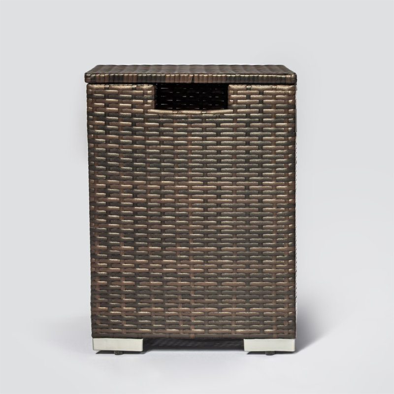16'' Square Rattan Propane Tank Cover