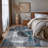 Rambo Contemporary Distressed Circle Area Rug-100078660