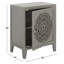 Table de chevet Toroka en gris-696939677
