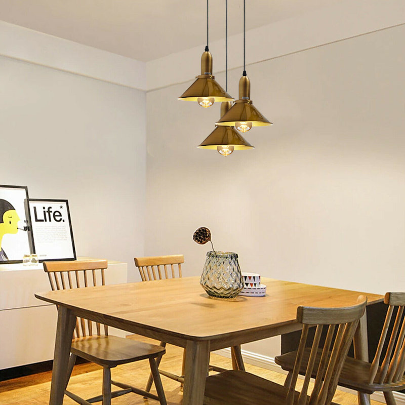 Guthrie 3 - Light Cluster Pendant, Yellow Brass
