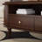 Solid wood coffee table with retro design-105624187