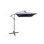 Parasol d'extérieur 2 x 3 m avec protection solaire, imperméable, pour terrasse de jardin, avec éclairage à DEL, protégé contre le vent