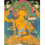 Manjushree dans la nature (Thangka sans brocart)