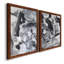 «Black & White Mix III», ensemble de 2 reproductions d'art encadrées-291835857-291835855