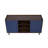 Duane 59" Fluted Sideboard In Navy Blue