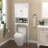 Over The Toilet Storage Cabinet, Bathroom Shelf Organizer, Wood Space Saver For Maximizing Small Bathroom Efficiency