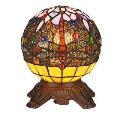Lumière d'art nouveau en verre 10,1 po Acushnet Mosaic