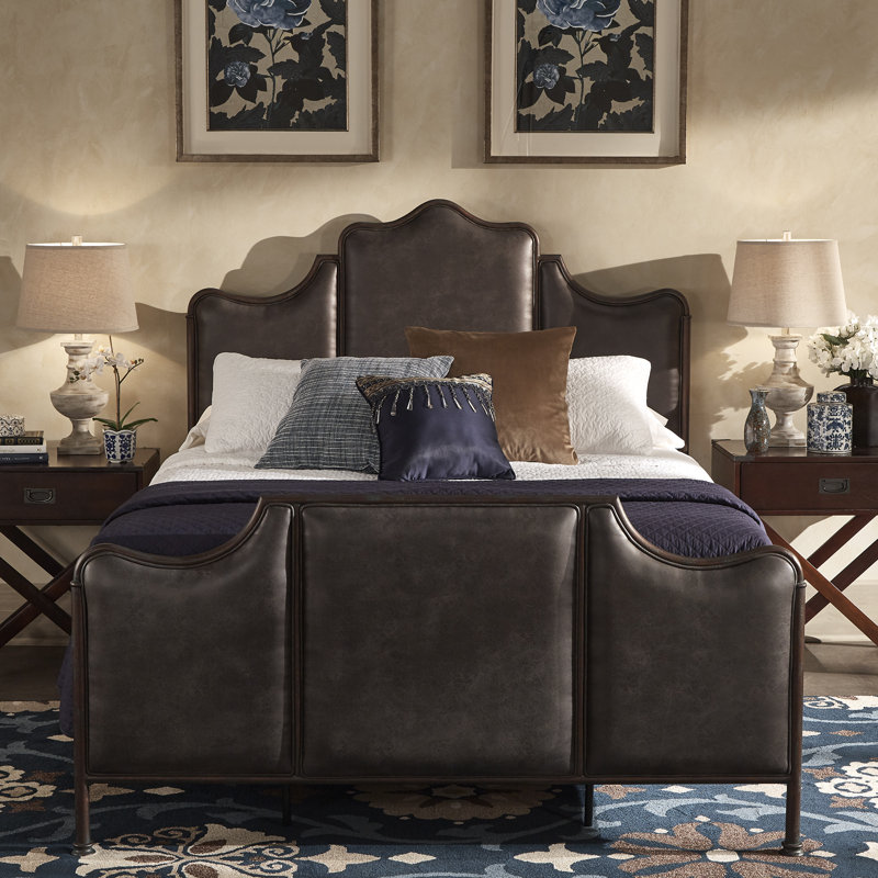 Grand lit tapissier standard Arieli