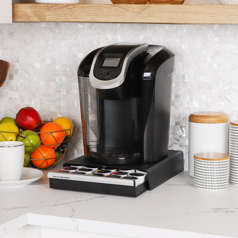 Black High Impact Polystyrene Coffee Pod Drawer for 35 Capsules