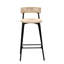Ensemble de 2 tabourets de comptoir, tabourets de bar en corde, chaises de pub rondes Boho-149803714
